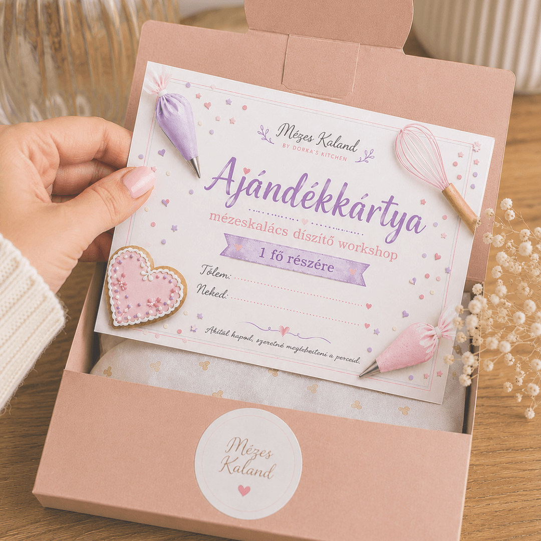 Mézeskalács Díszítő Workshop - AJÁNDÉKKÁRTYA